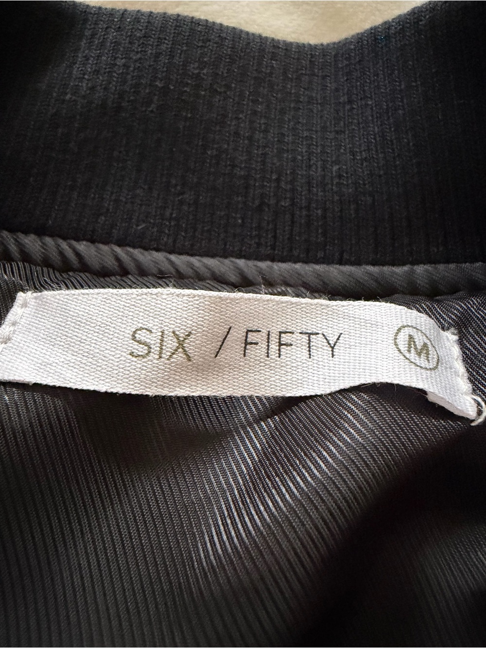 Six Fifty Black York Varsity Jacket for Women Medium - Picture 9 of 11